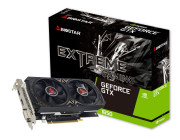 BIOSTAR GeForce GTX™ 1650 D6  4GB GDDR6, 128bit, 1665/12000Mhz, CUDA: 896 processing,  1xDVI, 1xHDMI, 1xDP,  Dual fan, Retail (VN1656XF41)